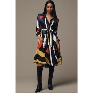 farm rio red jungle scarf wrap midi dress NEW Farm Rio Red Jungle Scarf Wrap Midi Dress